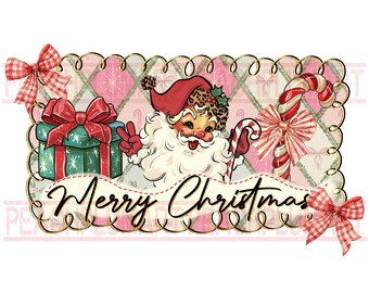 Preppy Merry Christmas Tree Png, Christmas Shirt Png, Merry and Bright png, Xmas png, Glitter Christmas Tree Png, Coquette Christmas Png