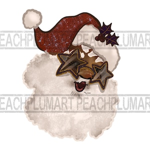 Afroamerikaner Santa Png, Melanin Santa Png, schwarzer Weihnachtsmann Png, Retro Black Santa Png, Afro Santa Png, Melanin Weihnachten Png