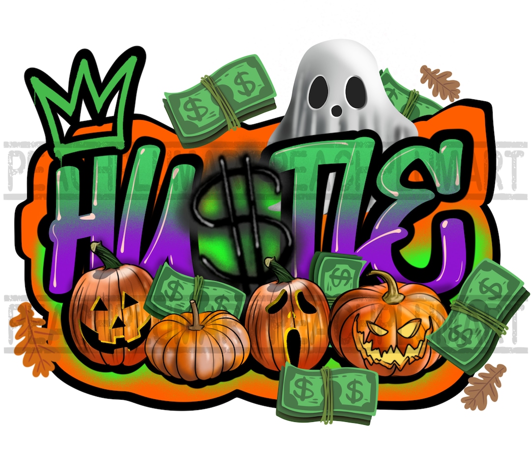 Halloween Hustle Png, Halloween Shirt for Coworker Png, Coworker