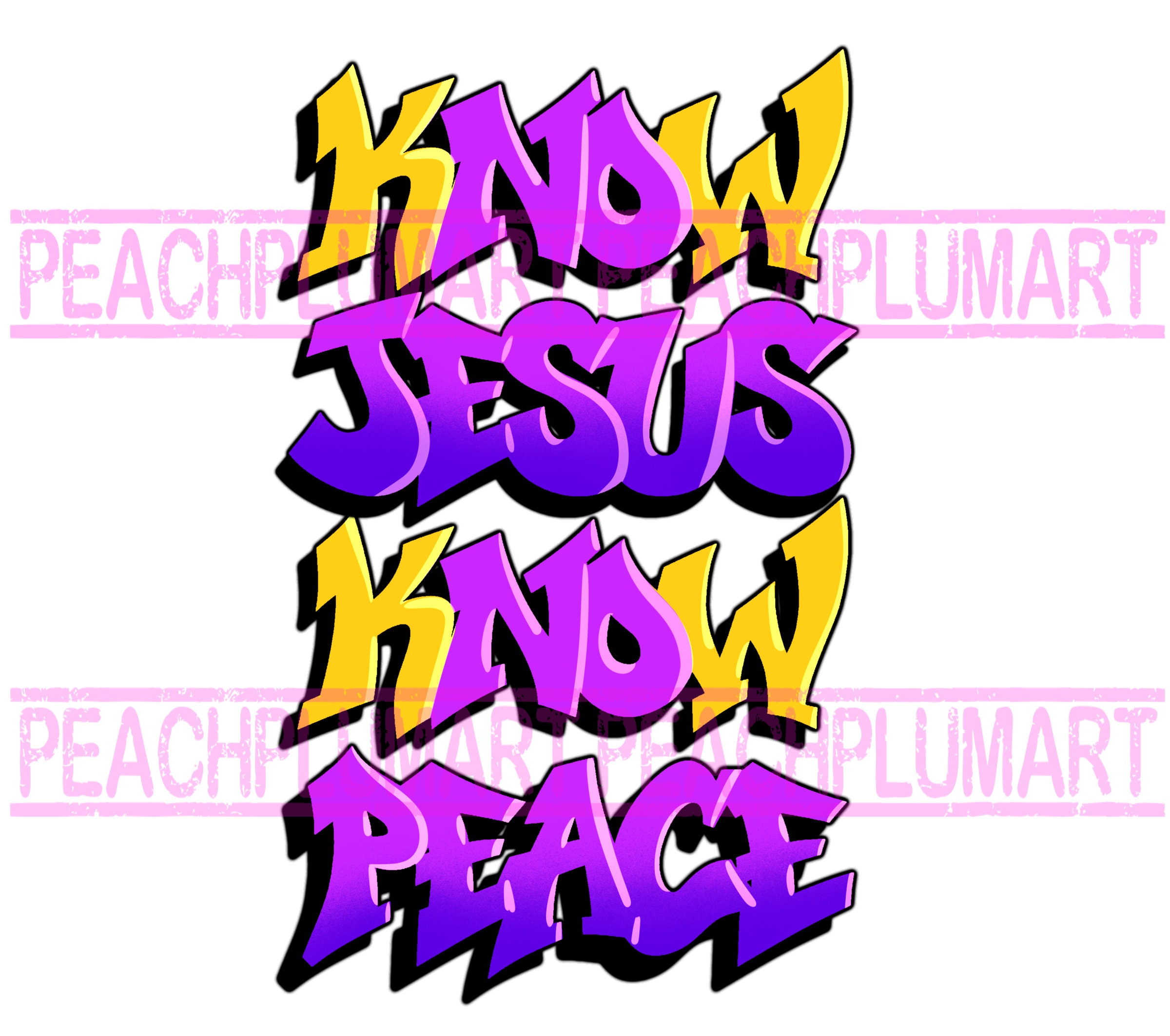 Know Jesus Know Peace PNG, No Jesus No Peace PNG, Religious Png ...