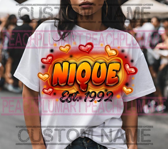 Custom Airbrush Names, Airbrush Png, Custom Digital Airbrush, Airbrush, Made to order, Graffiti Name Png, Gift for Her, graffiti custom png