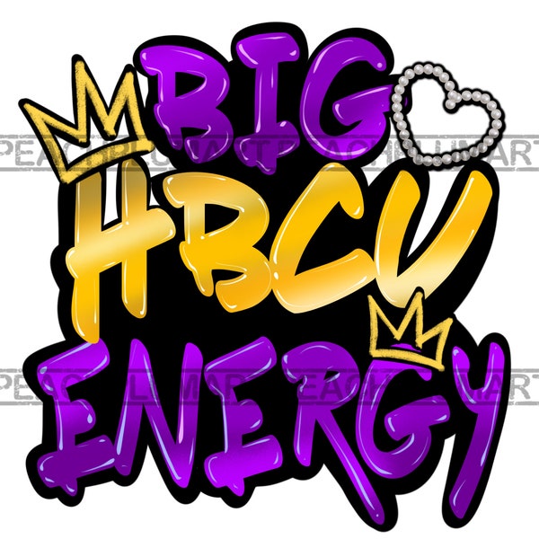 Gran energía de las HBCU PNG, Gran energía de las HBCU por sublimación, Collages negros PNG, Universidad negra PNG, Hermandad púrpura y dorada PNG, Soror PNG