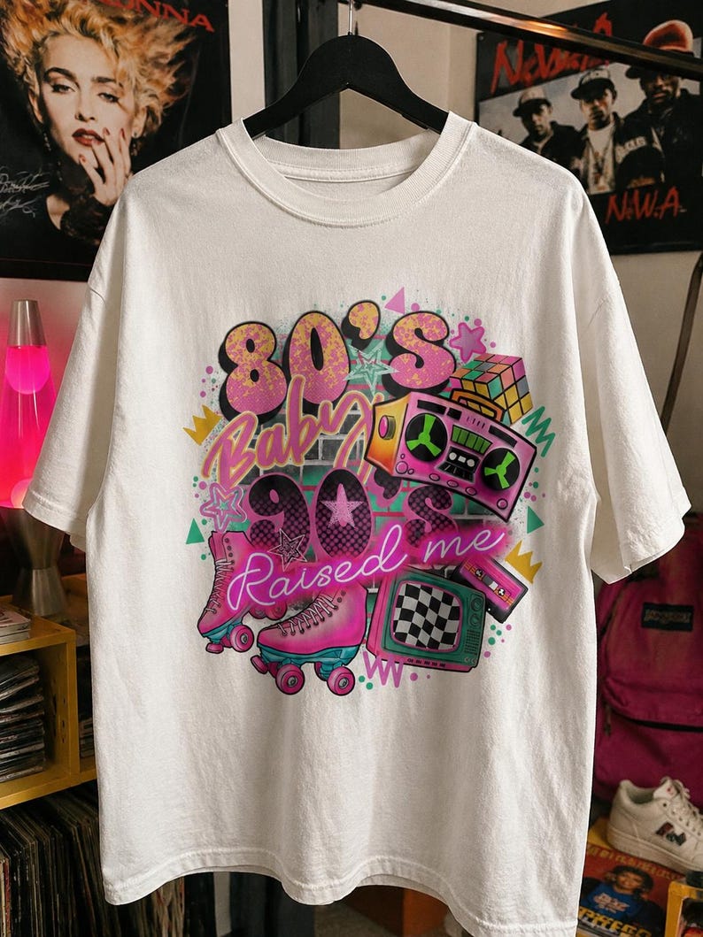 80’s baby 90’s raised me png, 80’s made 90’s raised png, I love 90’s png, I love 80’s png, totally 80’s png, totally 90’s png, Retro 90’s image 2