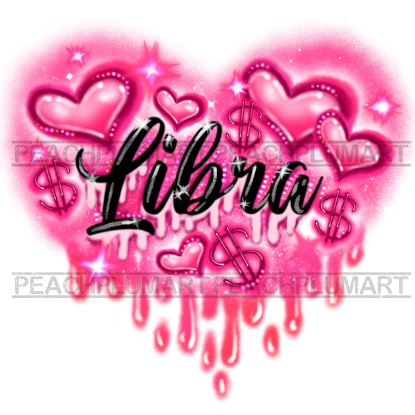 Libra Png, Libra zodiac sign png, Libra svg, Dope Libra png, gift for libra, Zodiac sign png, horoscope png, airbrush zodiac png, graffiti