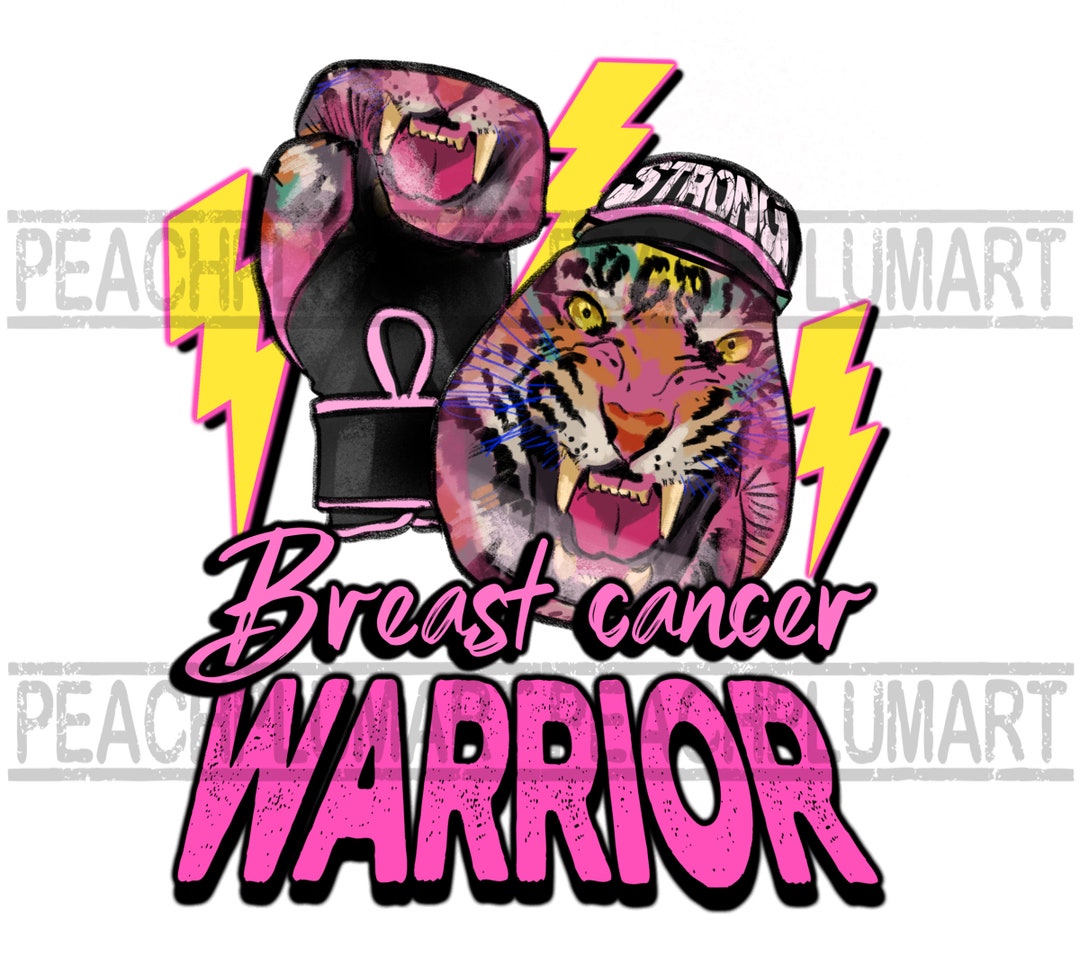 Breast Cancer Warrior Png, Breast Cancer Boxing Gloves Png, Pink Boxing ...