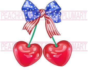 4th Of July Png, Cherry png, Girly Png, Coquette 4th Of July Png, American, America PNG, 4th Of July, America Png, Patriotic Png, Eagle PNG