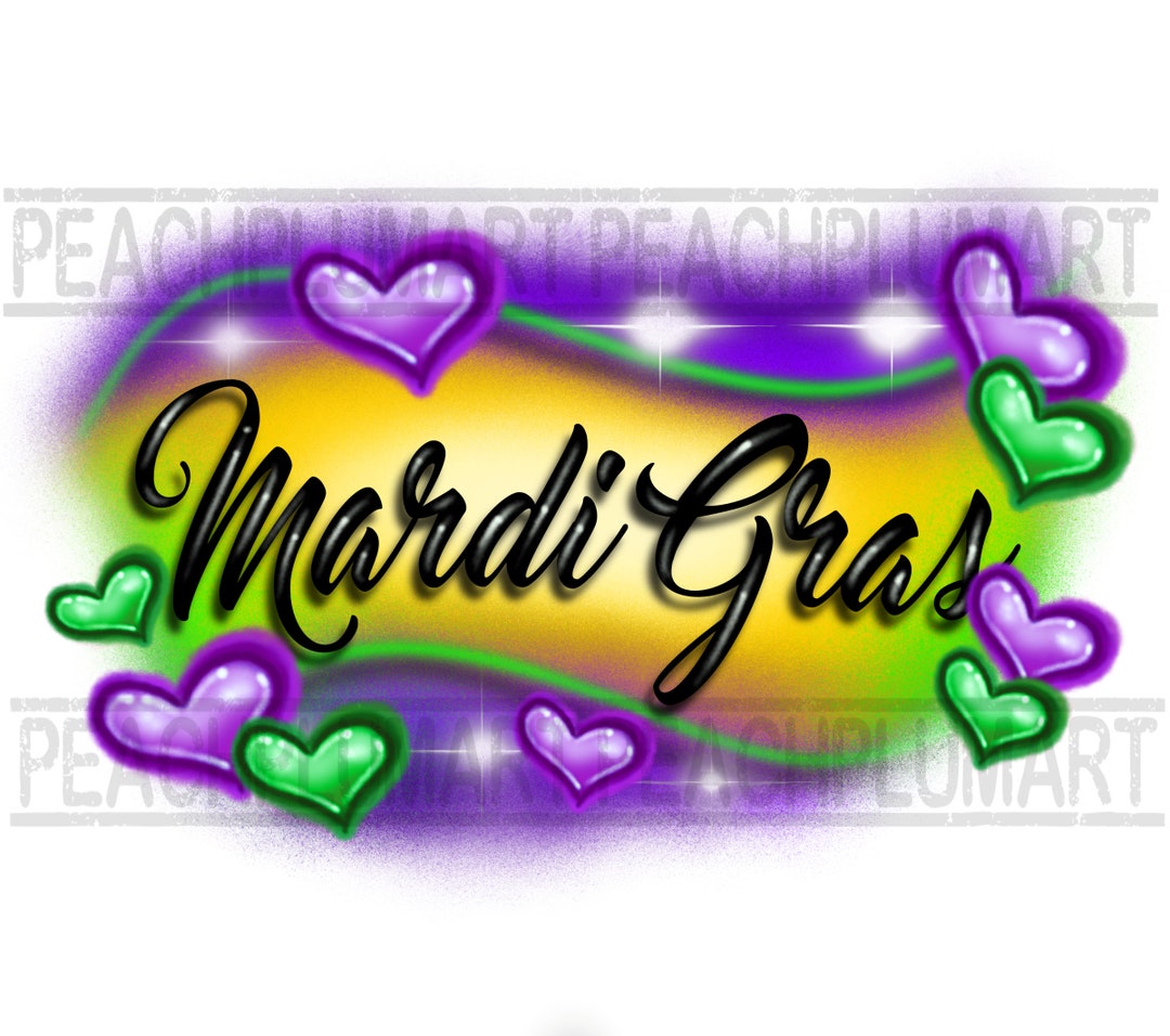 mardi gras airbrush