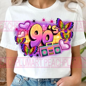90’s PNG, 90’s Airbrush Png, I love 90’s PNG, Retro 90’s Png, 90’s baby png, Totally 90’s Png, 90’s Sublimation Design, 90’s Aesthetics