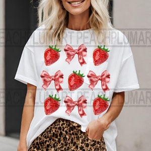 Strawberry coquette png sublimation design download, Coquette strawberry digital download, strawberry pink bow png, soft girl strawberry png