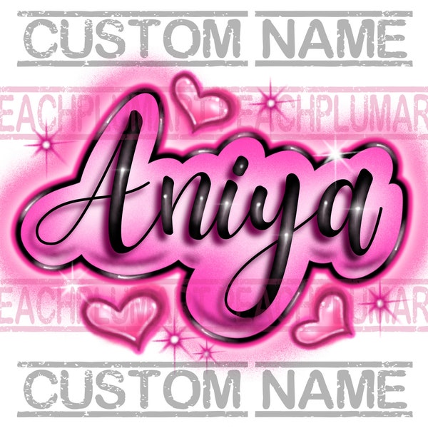 Benutzerdefinierte Airbrush-Namen, Airbrush Png, benutzerdefinierte digitale Airbrush, Airbrush Png, Musterarbeit vor dem Kauf, Graffiti Name Png, Geschenk für sie