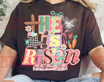 He is risen png, Vintage Y2K Collage Easter Png, Y2K coquette collage he is risen png, Easter Cross Png, Coquette easter girly png