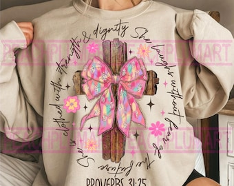 Bible Easter PNG Proverbs Easter PNG Bible Easter Bow Easter Bow Png Coquette Easter Bow Png Sublimation Design Digital Download