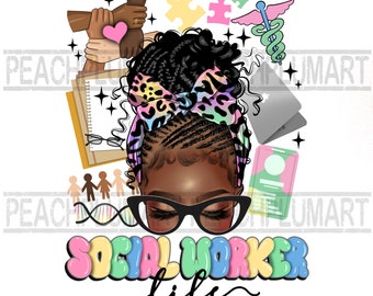 Afro Messy Bun mit Zöpfen, Messy Bun mit Zöpfen, Messy Bun mit Zöpfen, Messy Bun mit Sublimation