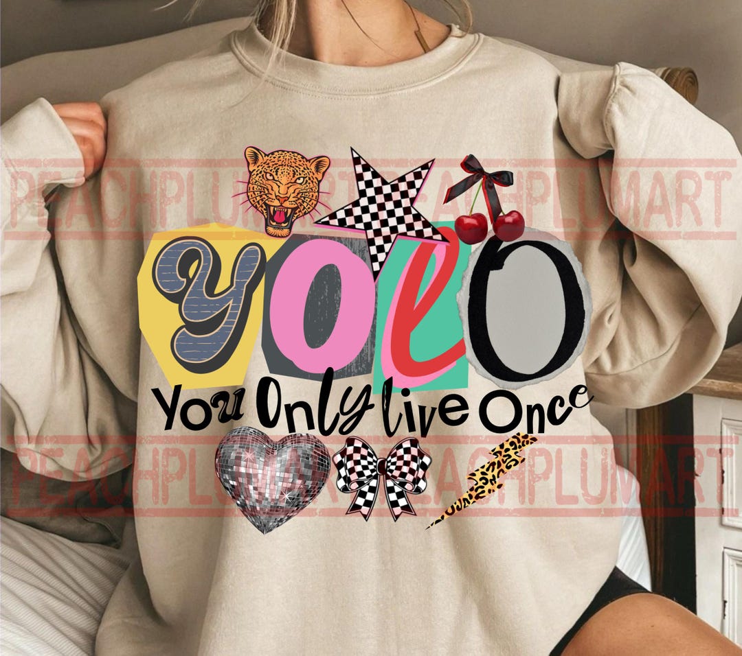 YOLO Png, You Only Live Once Png, Positive Vibes Png, Positive Quote ...