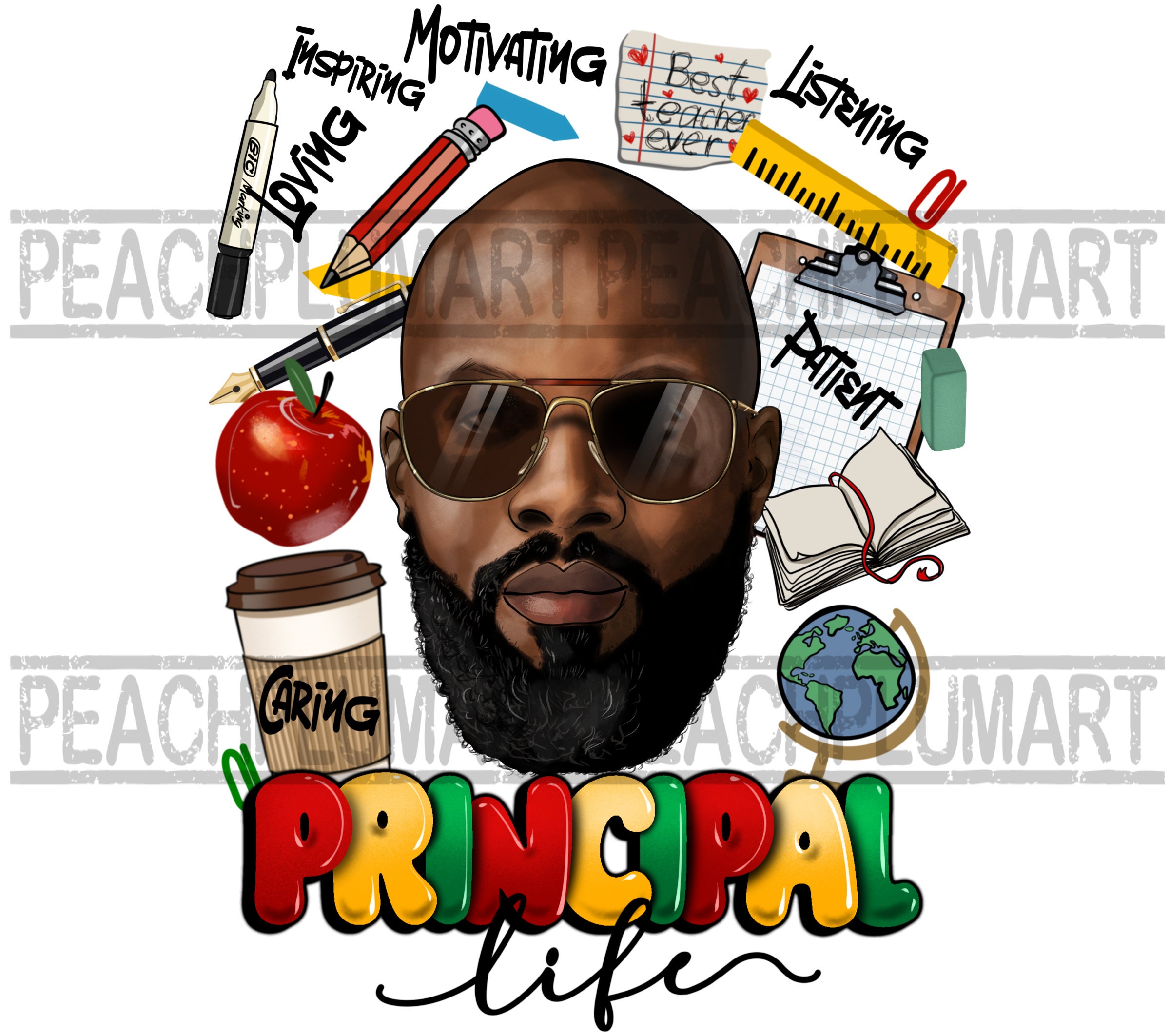 Principal Black Men Png, Bald Black Man Principal Png, Principal Men ...