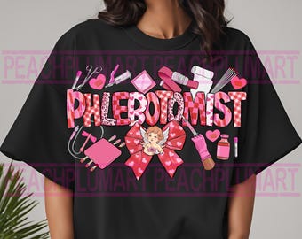 Phlebotomist valentines day png, Valentines Day phlebotomist png, phlebotomist life png, valentines day nurse png, phlebotomy png, cupid png