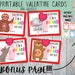 Printable Sucker Valentine Cards, Kids Valentine Cards, Playdoh ...