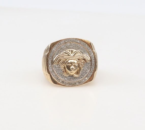 Versace Medusa Head Ring - Gold