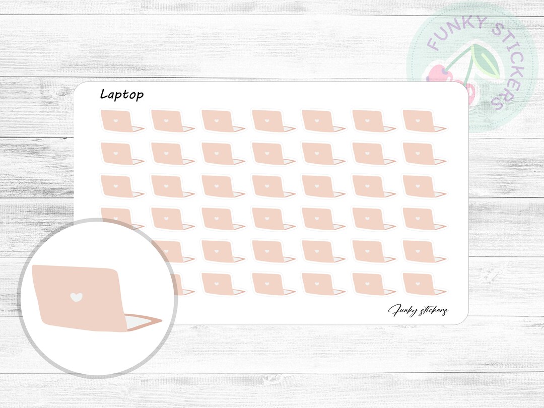 Sheet of Mini Laptop Stickers Macbook Air Apple - Etsy