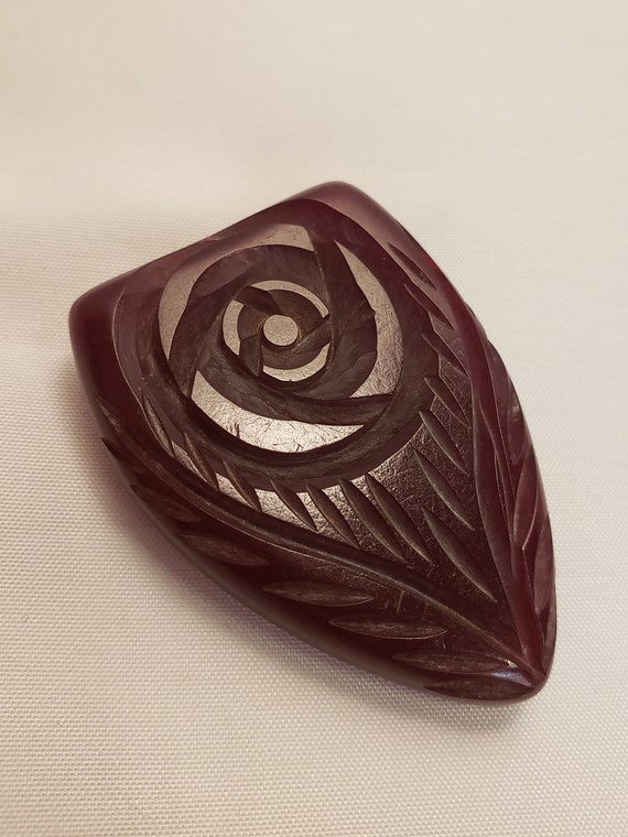 Broche Vintage Années 30 En Bakélite - Forme écureuil Couleur Ivoire - Épingle à Vêtement