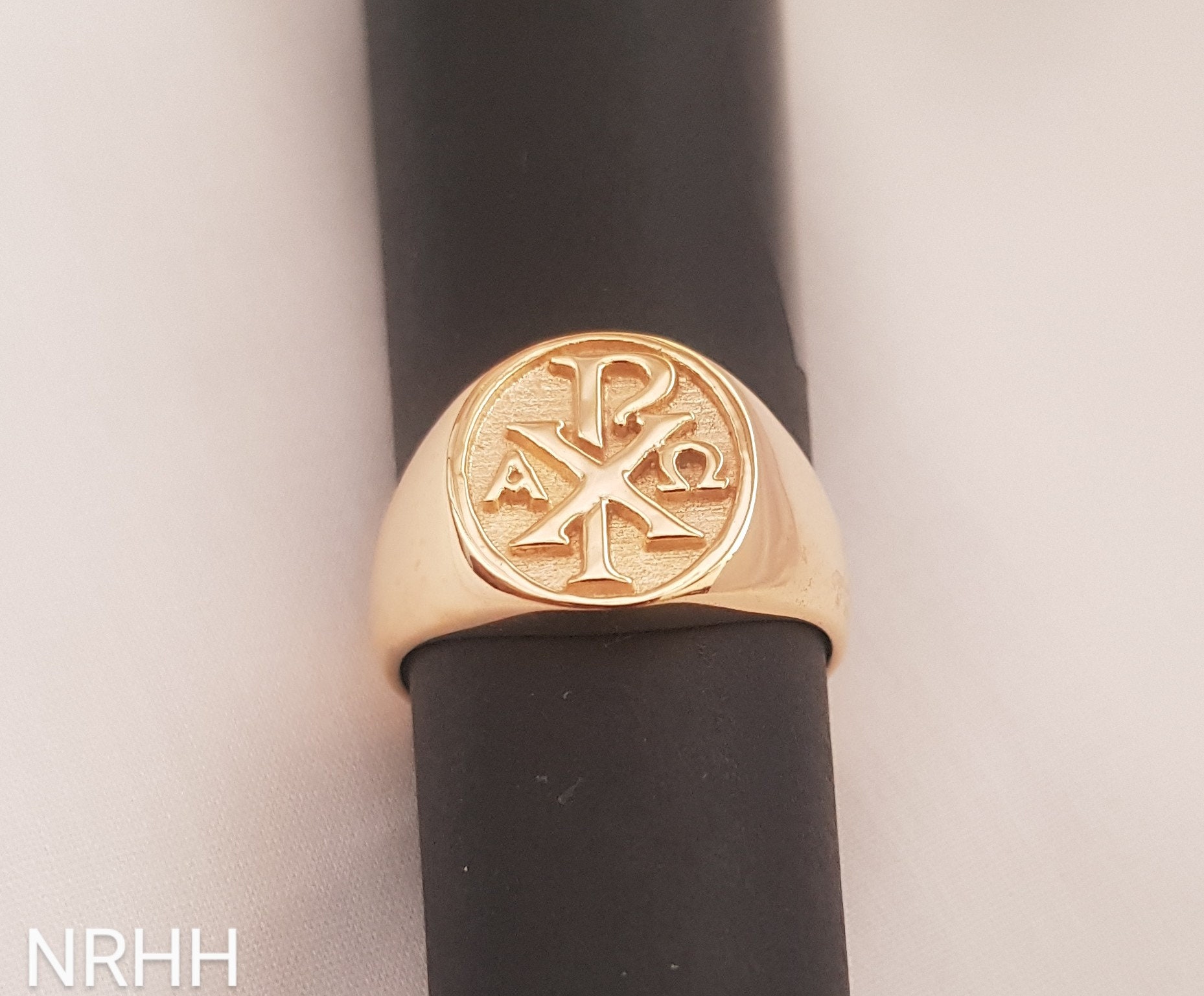 Sterling Silver Christian Signet Ring: Orthodox Jewelry - Etsy