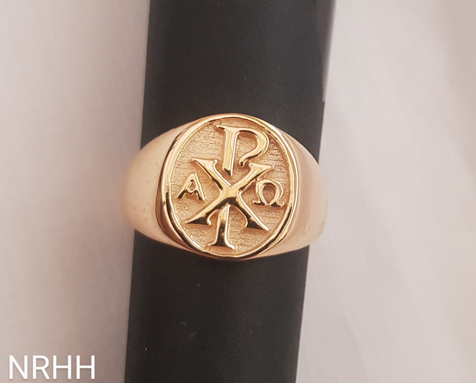 Sterling Silver Christian Signet Ring: Orthodox Jewelry - Etsy