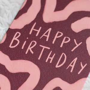 Happy Birthday Luxury Greeting Card - Individual - Blank Inside