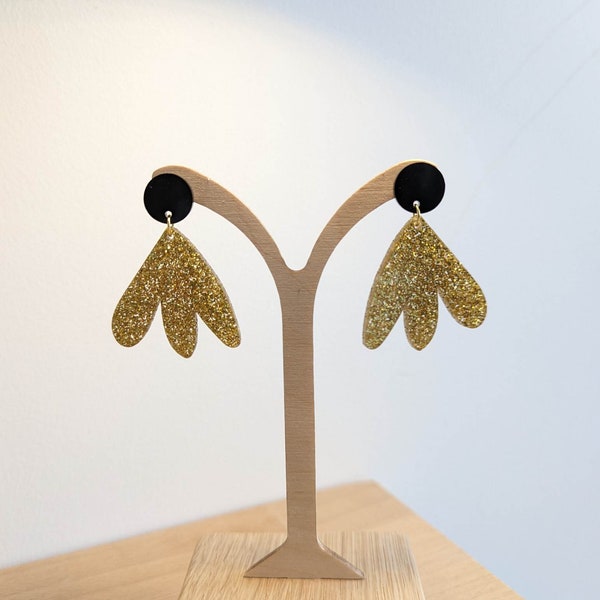 Audrey Boucles d'oreilles plexiglass