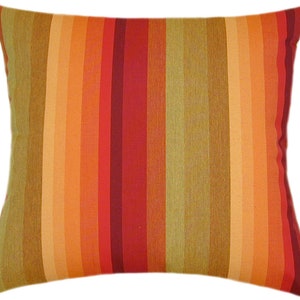 Sunbrella® Astoria Sunset Pillow Cover - Sunbrella Pillow Covers, Decorative Pillow Cover, Hidden Zipper