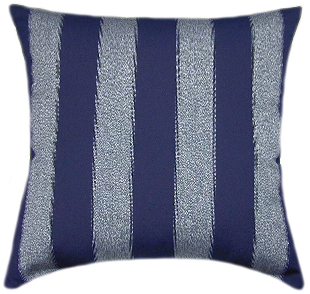Sunbrella® Centered Ink Pillow Cover Sunbrella Pillow Covers, Decorative Pillow Cover, Hidden