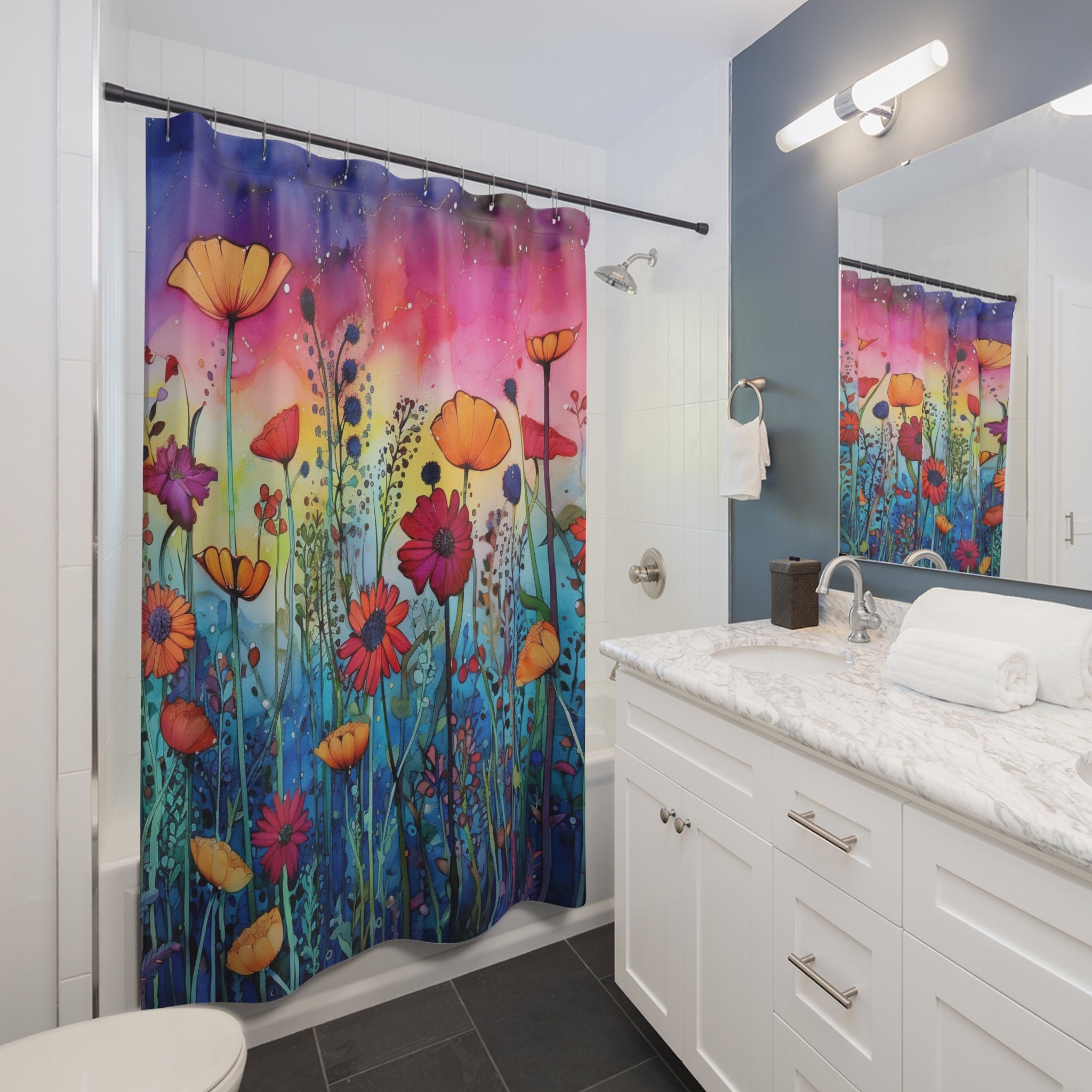 Wildflower Medow Shower Curtain NCU0NTV961