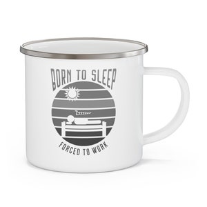 FUNNY SLEEPING MUG - Gift for Her, Gift for Him, Sleeping Gift, Sleeper Gift, Coffee Drinker
