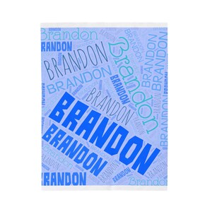 Boys PERSONALIZED BLANKET