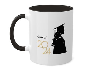 Graduation mug Gift, Graduation Gift For Her Him, Mastered It 2024 Mug, Graduation 2024 Master's Degree Cup, Cute Personalized Graduate Mug