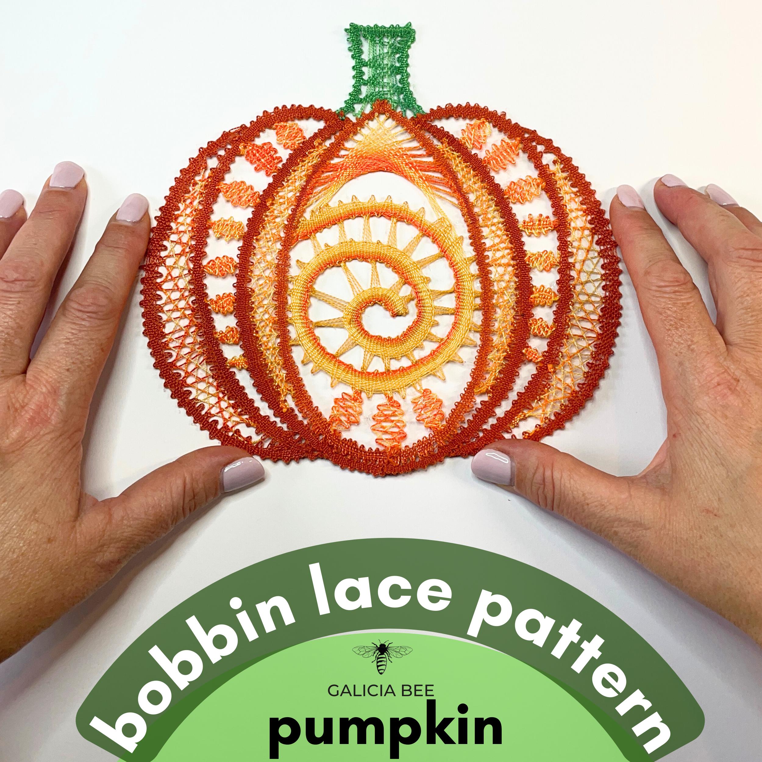 Bobbin Lace PUMPKIN Pattern, DIY Autumn Decor (PDF Pattern), Diy