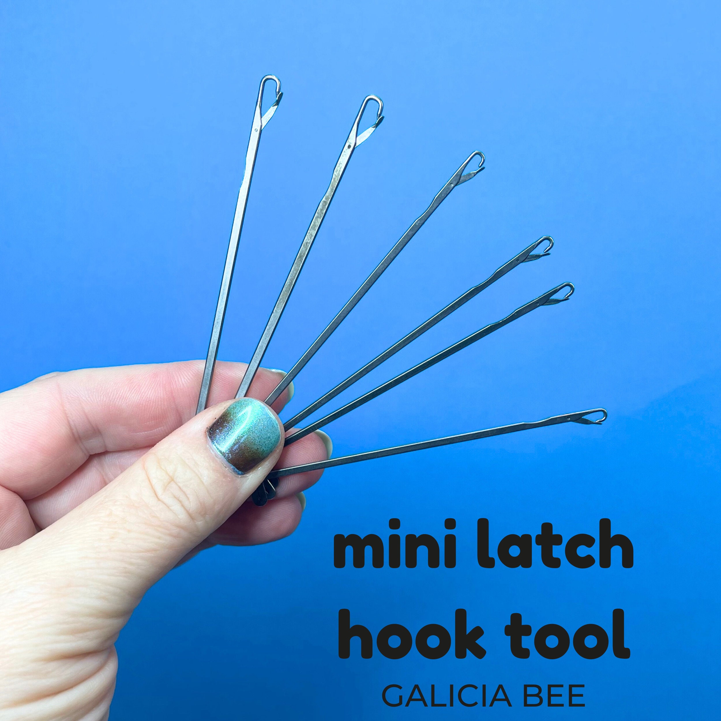 Mini Latch Hook Tool, Lace Making Supplies, Bobbin Lace Metal Tools