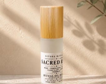 Sacred Rose Oil Roller Blend | Aromatherapy Self Care Ritual (10ml)