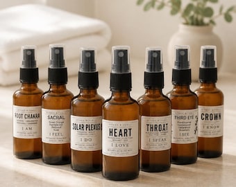 7 Chakra Aura Spray | Chakra Room Mist | Meditation Yoga Aromatherapy Gift