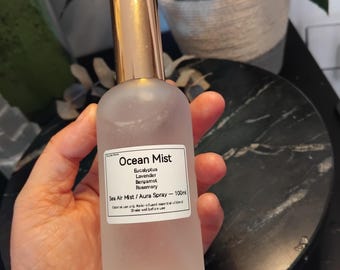 Ocean Mist | Fresh Aura Mist | Eucalyptus Lavender Bergamot Room Spray | 100ml