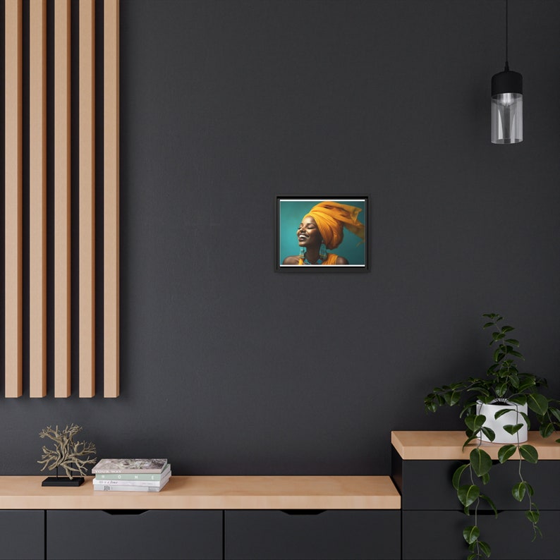 Africa Premium Matte Paper WOOD Framed Art