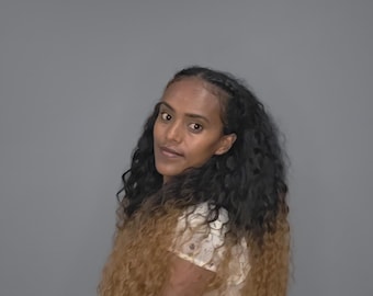 Habesha Hair Clip , Eritrean hair style, Tigray hair style, Ethiopian hair extensions, gift for mothers.