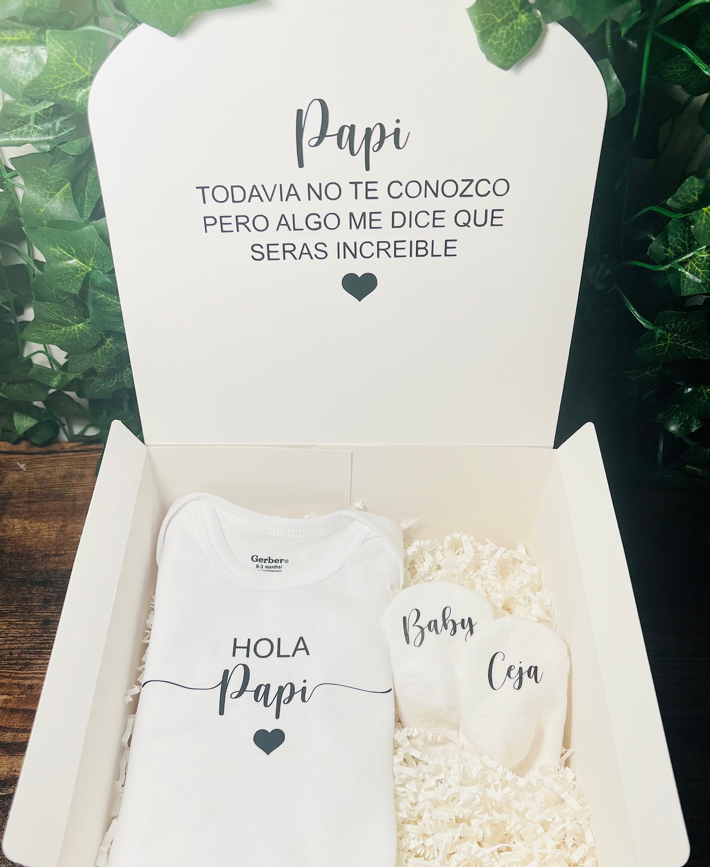 Hola Papi Pregnancy Announcement Gift Box for Husband - Etsy