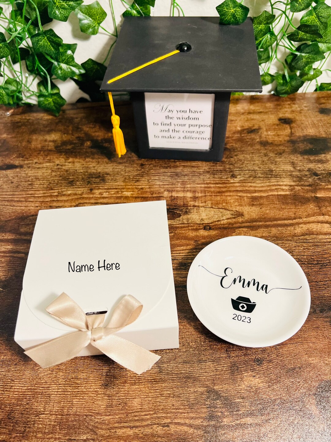 Nursing Jewelry Dish, Graduation Gift for Nurse, Personalized Jewelry ...