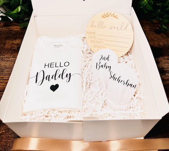 CONTRAXT Annuncio Gravidanza Originale. Idee kit regalo originale per neo papà gravidanza sorpresa Annunciare la nascita di un bambino regali futuri papà gravidanza (Papa