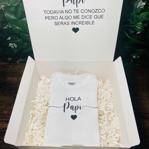 Papi serás increíble, anuncio de bebé, anuncio de embarazo, vas a hacer papá anuncio, primer bebé, regalo para esposo, día de los padres