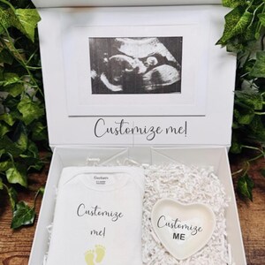 Ultrasound pregnancy announcement, Promoted to Grandma, Promoted to Grandpa, Promoted to Auntie, Grandma to be, Baby reveal, personalized