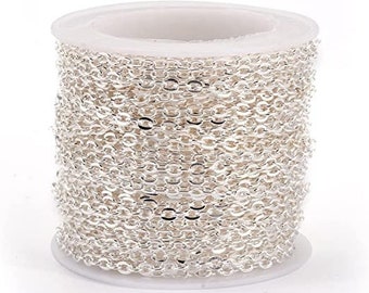 Cadenas de plata para hacer joyas de bricolaje / Creaciones brillantes DIY Silver Chain Haven / Creaciones brillantes: delicias de cadenas de plata DIY