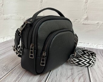 Lederen dames schoudertas lederen crossbody tas voor dames lederen handgemaakte mini tas portemonnee gepersonaliseerd lederen cadeau voor vrouwen