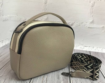 Leren dames crossbodytas Leren schoudertas voor dames Mini damestas met zakken