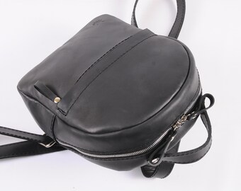 Bolso mochila de cuero para mujer Mochila de cuero Mochila de viaje Mochila escolar o universitaria Idea de regalo para ella